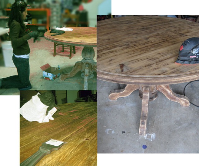 Renovación de mesa y sillas 
