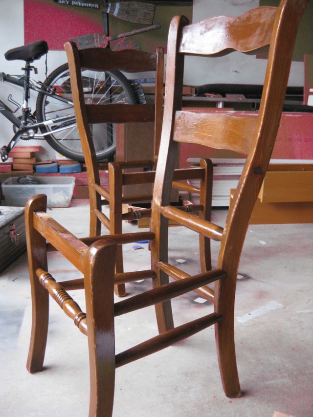 Renovación de mesa y sillas 